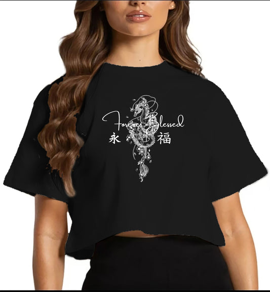 (EXCLUSIVE DROP)FOREVER BLESSED CROP TOP